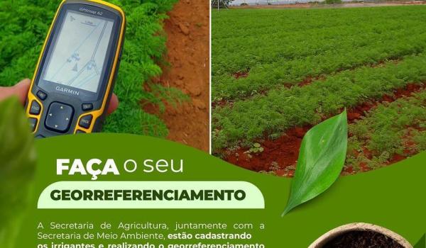 O georreferenciamento para agricultores e irrigantes do Município de Barro Alto já está sendo feito!